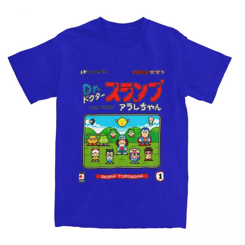 Casual Arale Dr. Slump 8 Bit 8bits T-Shirts Unisex Women's Round Neck 100% Cotton Tees Birthday Gift Tops