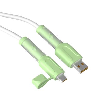 2 Pezzi Protezione Cavo di Ricarica Silicone Antiscivolo Salva Cavo Tipo C Antipolvere Organizzazione Protettiva Protezione Cavo USB