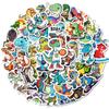 50 New Style Trendy Dinosaur Series Graffiti Stickers Graffiti Decorative Stickers