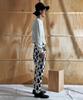 Is Baggy Pants Flower Print_White