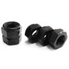 Electrophoretic Black M3-M16 304 Stainless Steel Anti-Loosening Hex Nut & Washer