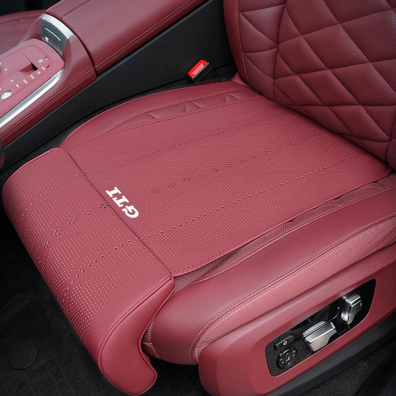Car Seat Cushion Leg Rest Cushioning Muscle Support Pillow For VW GTI Polo Golf Passat Tiguan Arteon Touareg CC Taigo Caddy