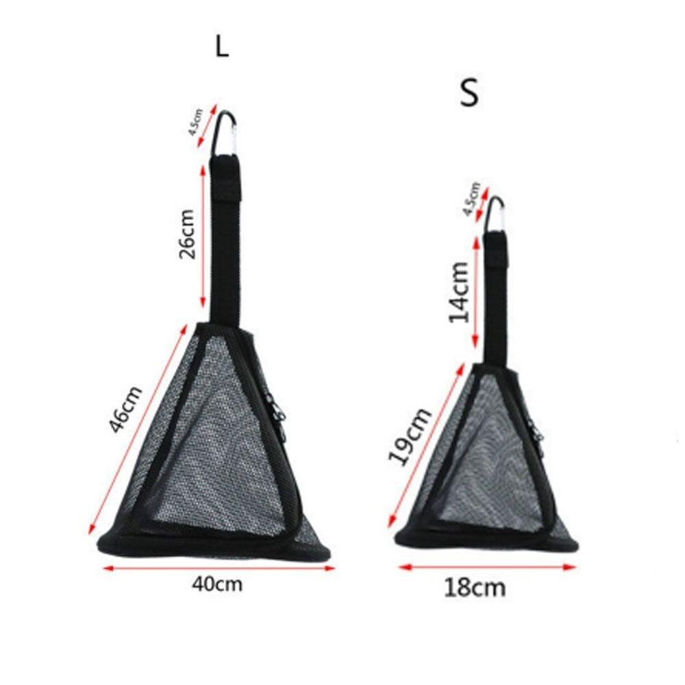 

Black Camping Dry Net PVC Triangular Hanging Bag Durable Hanging Basket Net Camping S