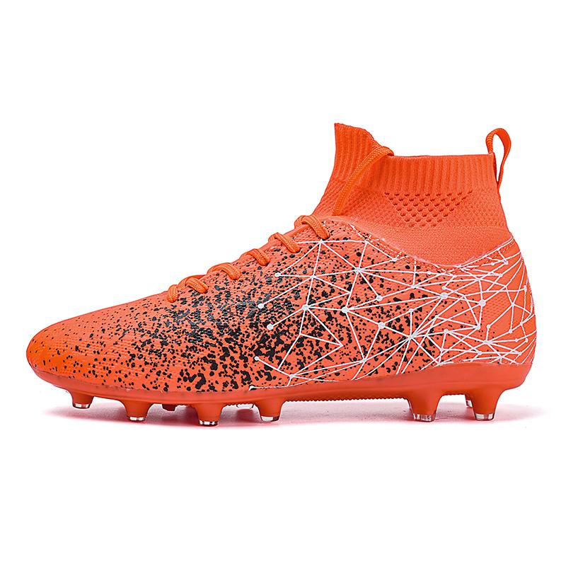 Fashion Unisex Soccer Shoes Football Cleats Soccer Ankle Boots Youth Training Sneakers Outdoor Sports Shoes