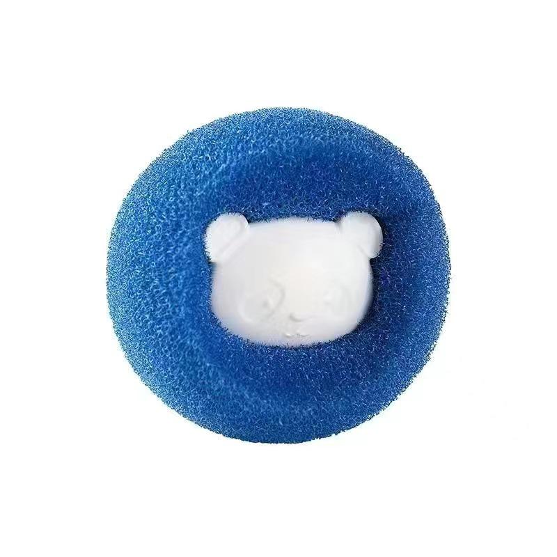 

Magic Laundry Ball: Stain Remover & Cat Hair Absorber with Anti-Tangle & Anti-Adhesion Filter for Washing Machines синий