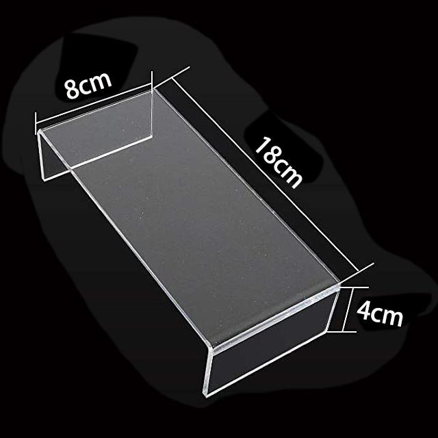 Clear Acrylic Display Riser Stand Jewelry Display Shelf Cupcake Stand Showcase Fixtures for Candy Dessert Figures Collections