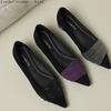 Fashion 2025 Fashion Spring and Autumn Shallow Mouth Comfort Rhinestone Temperament Pointed Toe Soft Sole Women's High Quality Shoes