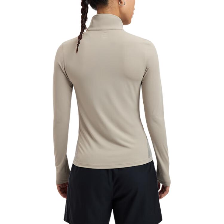 Under Armour Cool Waist Training Sports Breathable Solid Color Jacket Women Jacket 6007554-203