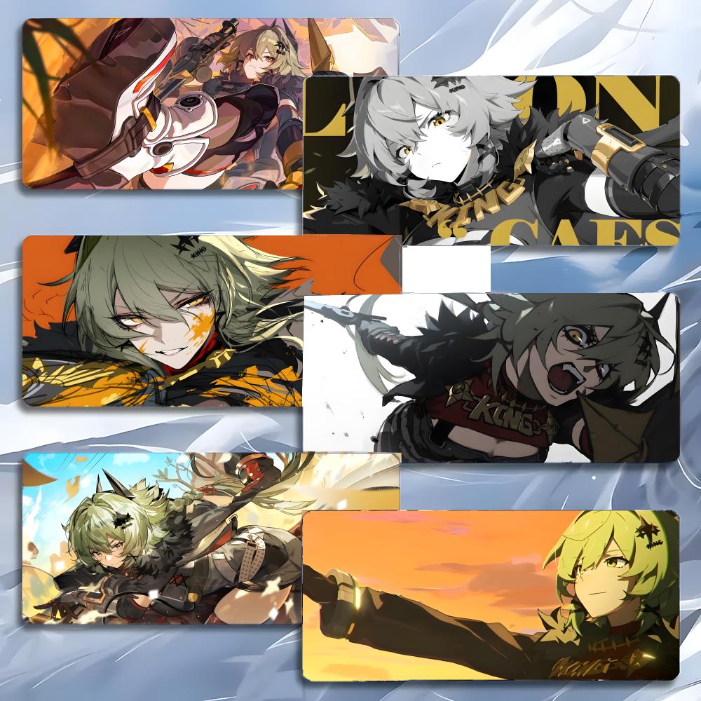 Game Tough Zenless Zone Zero King Caesar Mouse Pad Mousepad Large Gaming Lockedge Thickened Pc Table Desk Mat