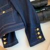 Džínové bundy pro ženy Jarní knoflíky Vintage Chaquetas Korejská móda Modrá Šik Ropa De Mujer Džínová Bomber Svrchní oděv Top