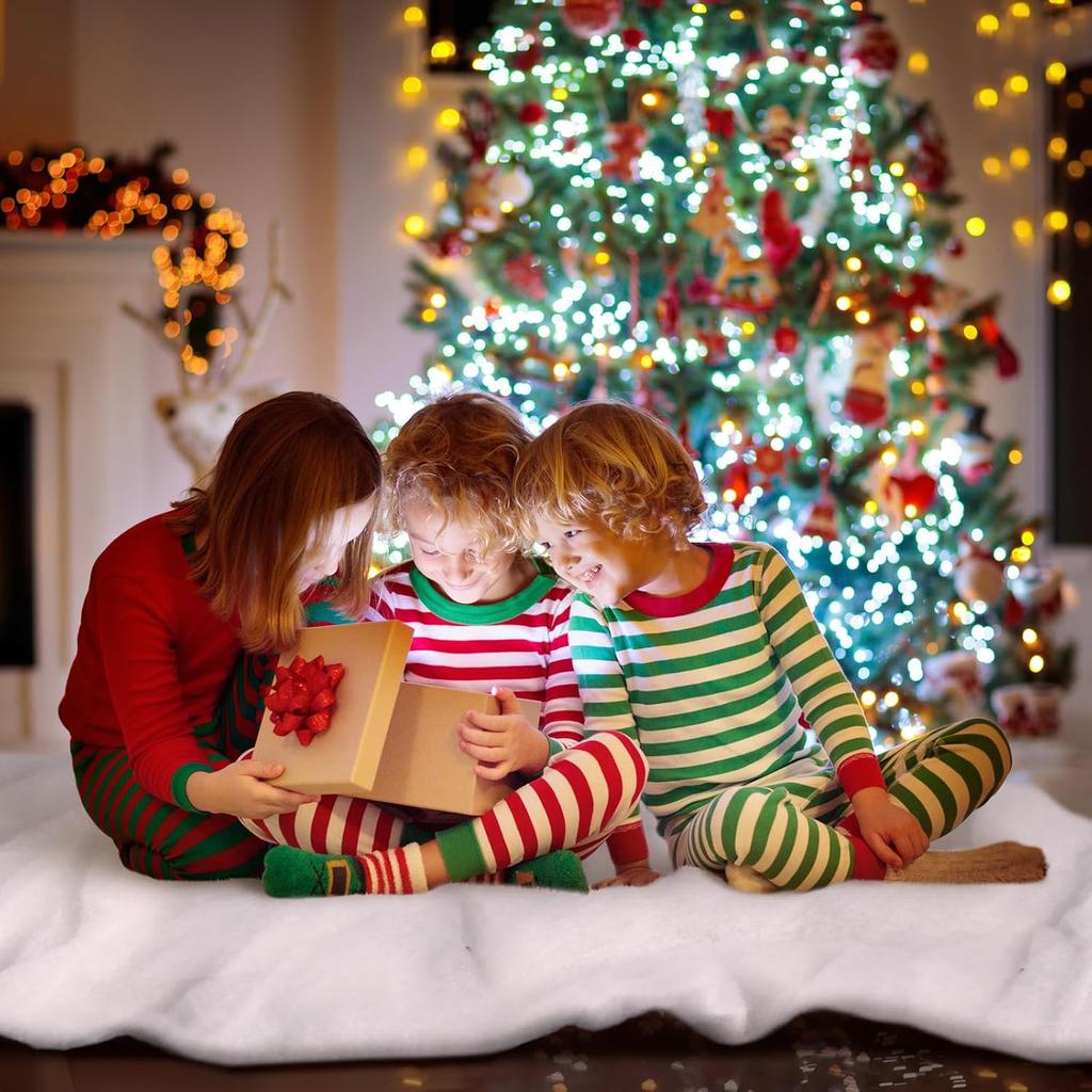 Artificial White Snow Cotton Christmas Fake Snow Fluffy Fiber Stuffing Snow Blanket Roll Xmas Tree Backdrop Covering Party Decor