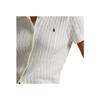 Polo Ralph Lauren Solid Color Single-Breasted Short Sleeve Knit Top Women Tops White 211963486-001