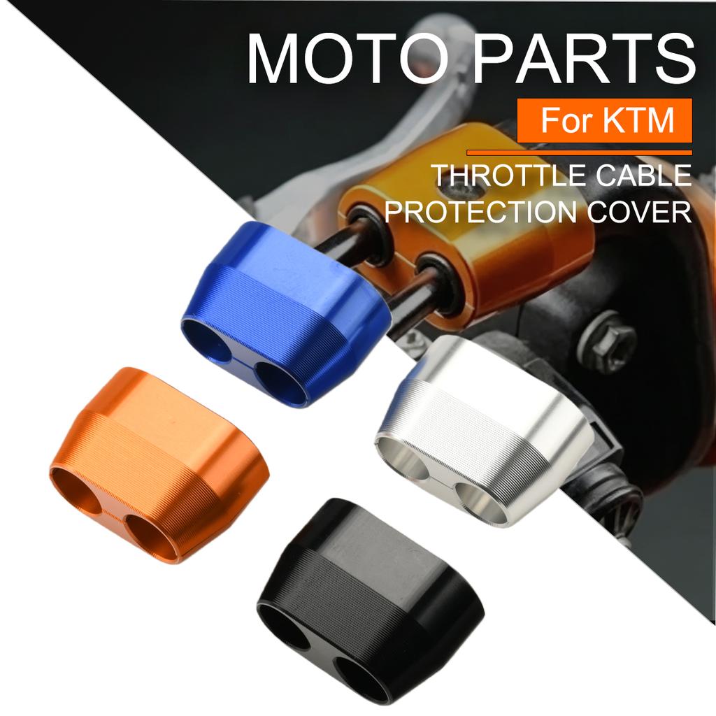 Motorcycle CNC Dual Line Throttle Cable Protection Clip For KTM EXC EXC-F XC XCF SX SXF 250-625 For Husqvarna FE FC TE TC TXC