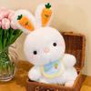 New Carrot White Rabbit Doll Plush Toy Rabbit Rag Doll Doll Children's Birthday Gift for Women