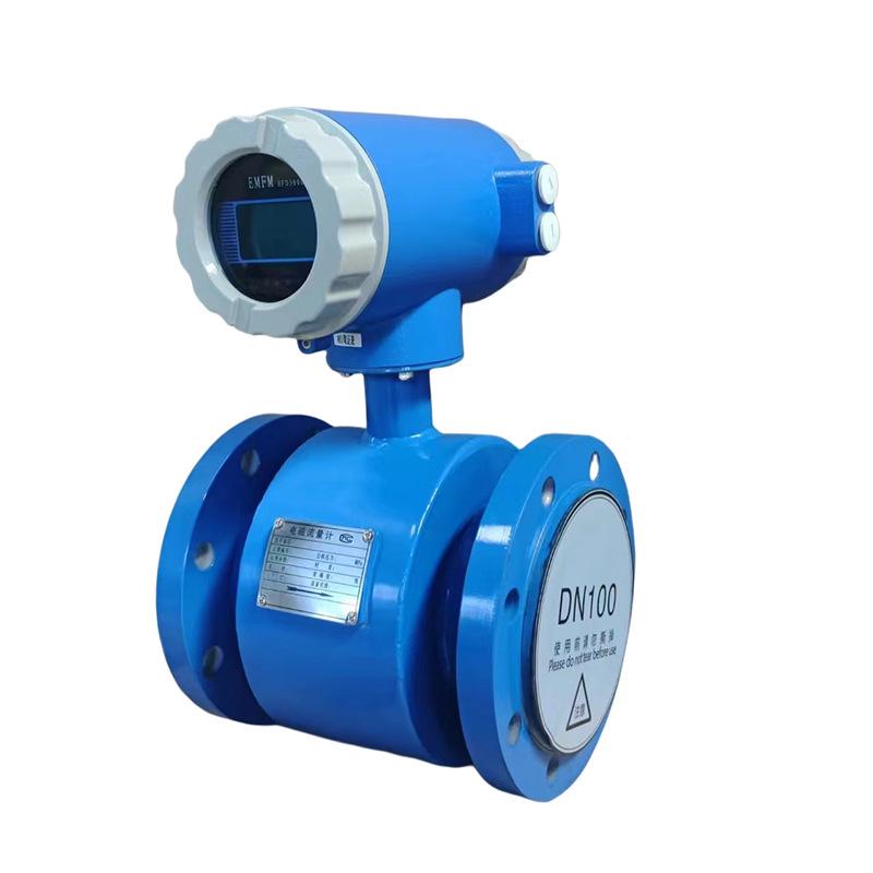 Industrial-Grade Electromagnetic Flowmeter for Sludge and Wastewater with Standard Flange Mounting and Customization Options