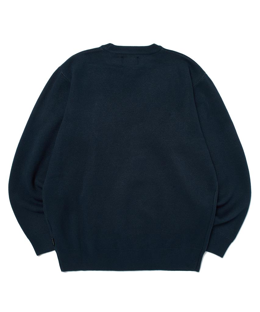 WKNDRS Penguin Knit Sweater (Navy)