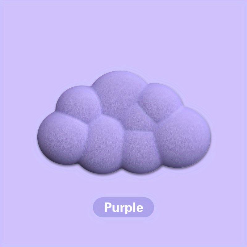 

Облачный коврик для мыши с подставкой для запястья, облачная подкладка для поддержки клавиатуры, нескользящий, эргономичные облачные коврики для мыши и облачная подставка для запястья для клавиатуры фиолетовый