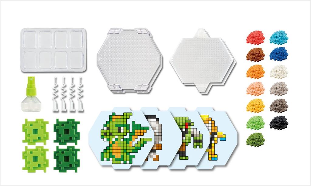 QIXELS Design Theme Set Monster World Craft