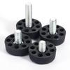 4 Pcs M8x10/14/18/28mm Thread Adjustable Table Foot Table Desk Furniture Leg Screw Levelling Foot Glide Leveler Feet Base 30mm