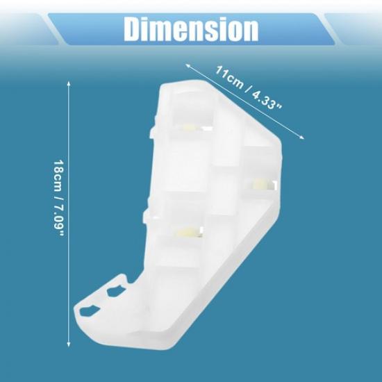Front Bumper Bracket Retainer Spacer Mounting TWO  for Honda CR-V 02-06