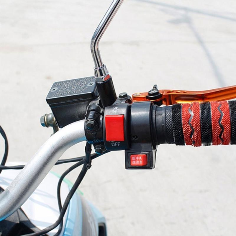 Red Lighted Motorcycle Accessory Controllers Shock Resistant Motorcycle LED Light Adjustment For LED Lamp Spotlights