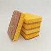 10 Pack Kitchen Sponge - Sisal Scouring Pad and Wood Pulp Sponge for Non-Stick Cookware, Dish Cleaning