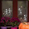 Uv Halloween Static Glueless Pvc Bat Skeleton Home Decoration Stickers Wall