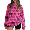 Women's Colorblock Sweatshirt Long Sleeve Round Neck Casual Comfortable Loose Lightweight Women's Sweatshirt