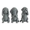 3D Printed Cat Figurine Kittens Hear Speak See No Evil Statue Miniature Cat Ornament Cat Lover Gift for Desk Shelf Cabinet Decoration