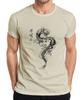 Japanese Dragon Irezumi Oriental Dragon Asia Koi Flame Unisexs Tshirt