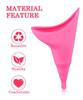 Weibliches Urinal, Reiseuriniergerät und Uriniertrichter für schwangere Frauen, Camping, Wandern, Outdoor