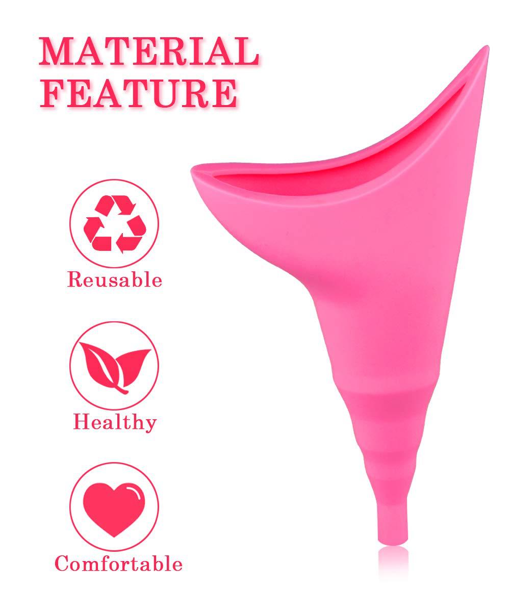 Женский писсуар для путешествий и воронка для мочеиспускания для беременных женщин — фото 6