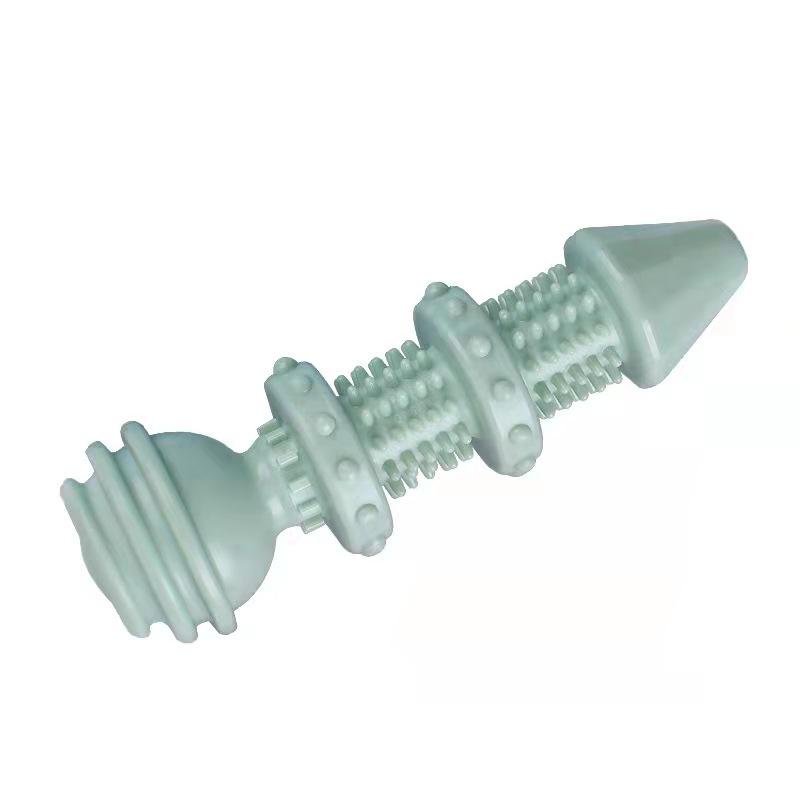 

Новые игрушки для прорезывания зубов у домашних животных Ракета для маленьких собак Жевательная палочка Игрушка для зубной щетки для собак 14.7*5*3.6cm