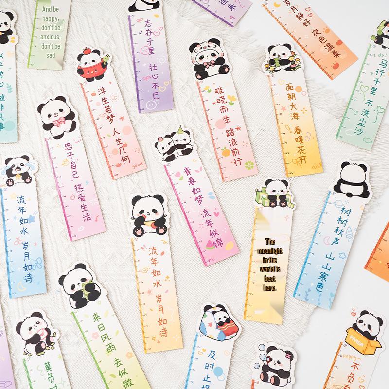 Adorable Cartoon Ruler Bookmark: Multifunctional Student Page Clip & Children's Reward Gift