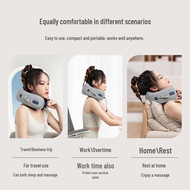 JAGO Electric U-shaped Neck Massager Pillow CN plug (adapter included)