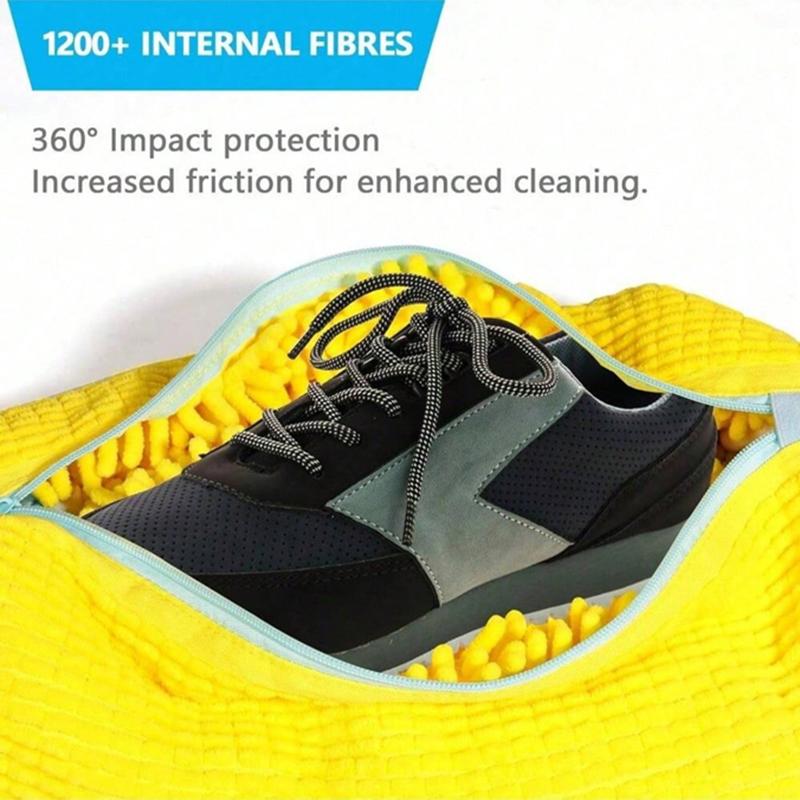 1-piece washing machine shoe bag with zipper, suitable for protecting all kinds of shoes and laundry bags.