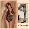 Sexy Sexy Hot Perspective Backless Love Buckle Onesie Passion Free Lace Temptation Suit
