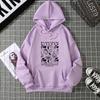 Women's Clothing 2025 Spring and Autumn New S-5X Hooded Sports and Leisure Printed Sweater