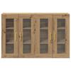 Wall Cabinets 2 pcs Artisan Oak 69.5 x 34 x 90 cm
