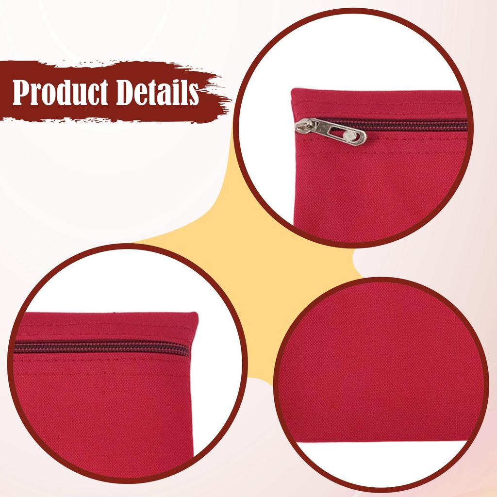 Sew in Side Pocket with Zipper Lightweight Easy Installation Phone Pouch Sturdy Canvas Coat Inside Pockets Secure Invisible