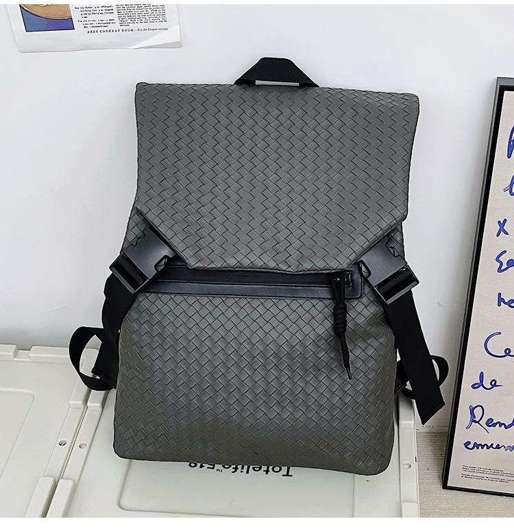 

Трендовые и крутые мужские и женские рюкзаки, ретро-студенческие школьные ранцы большой вместимости с откидным клапаном, простые и модные рюкзаки. серый