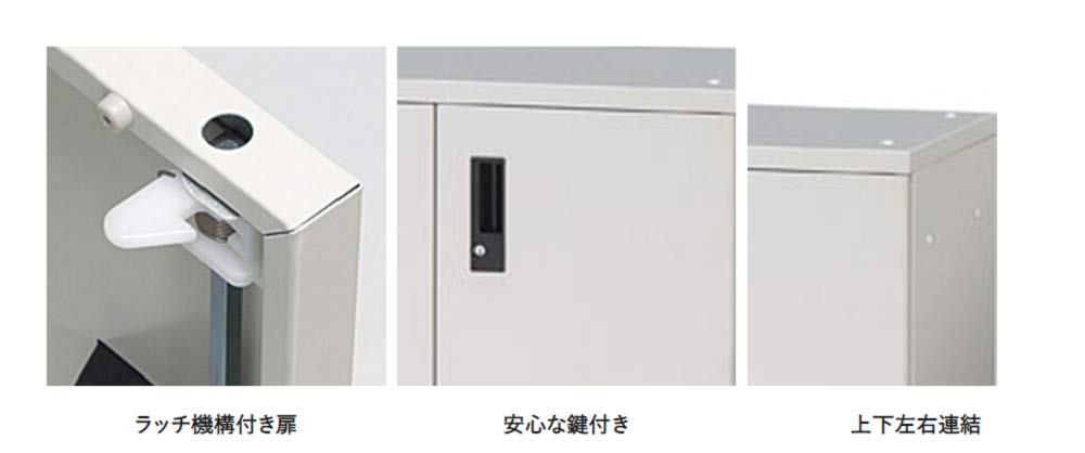 Plus Steel Storage Cabinet 3 Tiers Lower Double Doors White Customer Assembly 3 Packing 602-554