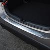 For Toyota Yaris   Stainless Steel outer Rear Bumper Protector Sill Trunk Rear guard plate Cover Trim accessories