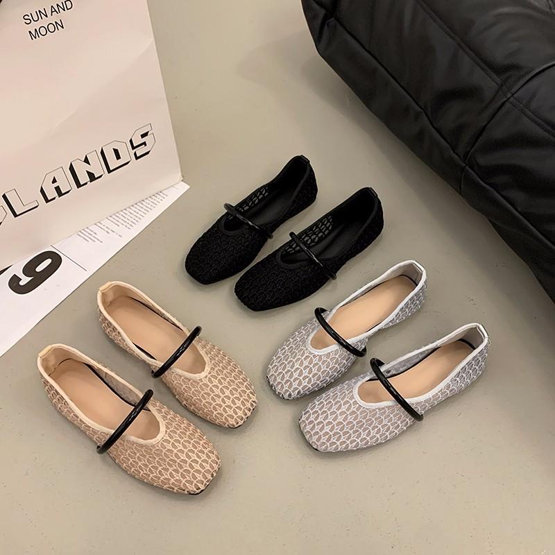 Fashion New 2025 Spring Summer Flat Heel Round Toe Women's Shoes Outdoor Independent Station Travel Comfortable Casual Footwear