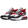 Nike Air Max 270 React Black Iron Grey University Red Sneakers Casual Shoes CI3866-002