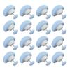 16 Pieces Quilt Fixing Clips Heart Shape Removable Comforter Fastener Duvet Blanket Bedding Holder