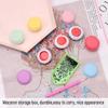 1/6ks Macaron Diamantové malování Lepicí Hliněná Úložná Krabička Vrtací Bláto Výšivka Křížový Steh Úložný Kontejner DIY Nástroje pro Nail Art
