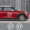 Car 37 Road Side Stickers Auto Decor Decal Cover For Mini Cooper R56 R57 R58 R50 R52 R53 R59 R61 Countryman R60 F60 F55 F56 F54
