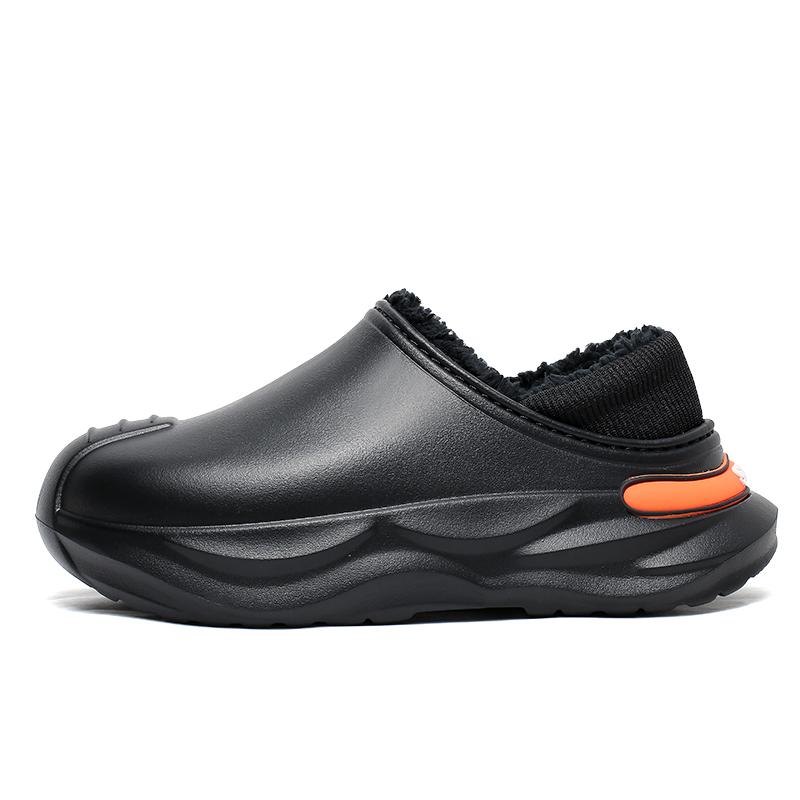 

2025 Новые зимние мужские теплые тапочки хлопковые тапочки для улицы и дома мужские теплые туфли нескользящие мужские домашние плюшевые теплые тапочки для спальни 38-39