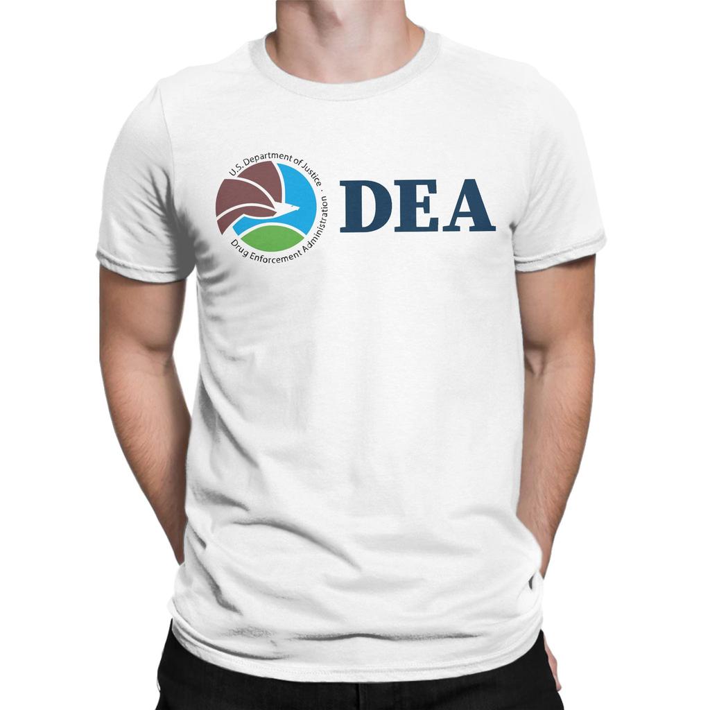 Vintage DEA Special Agent US TShirts Men Women Crew Neck Pure Cotton T Shirts  Short Sleeve Tees Adult Tops